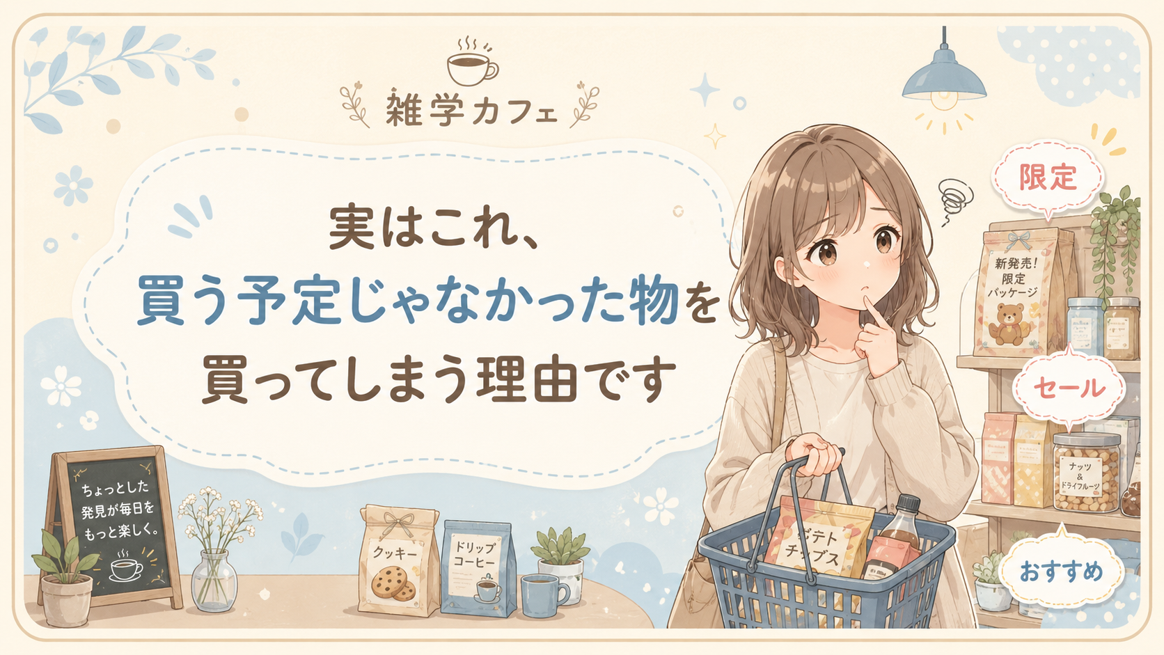 実はこれ、買う予定じゃなかった物を買ってしまう理由です