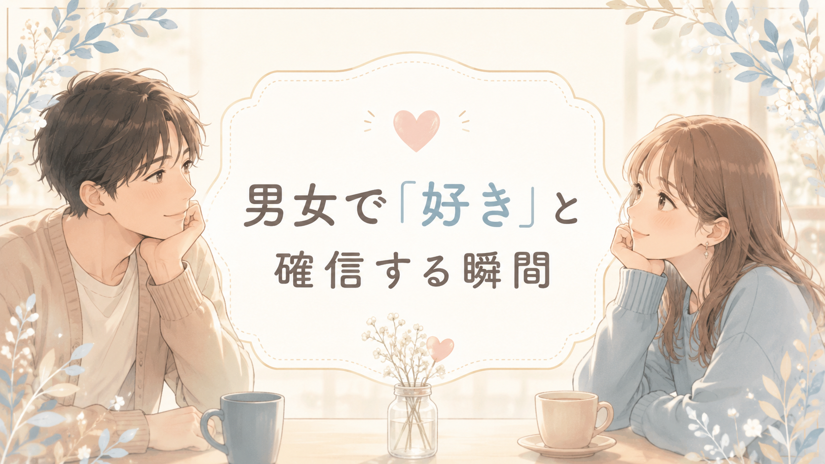 男女で「好き」と確信する瞬間｜恋が本気に変わるタイミング