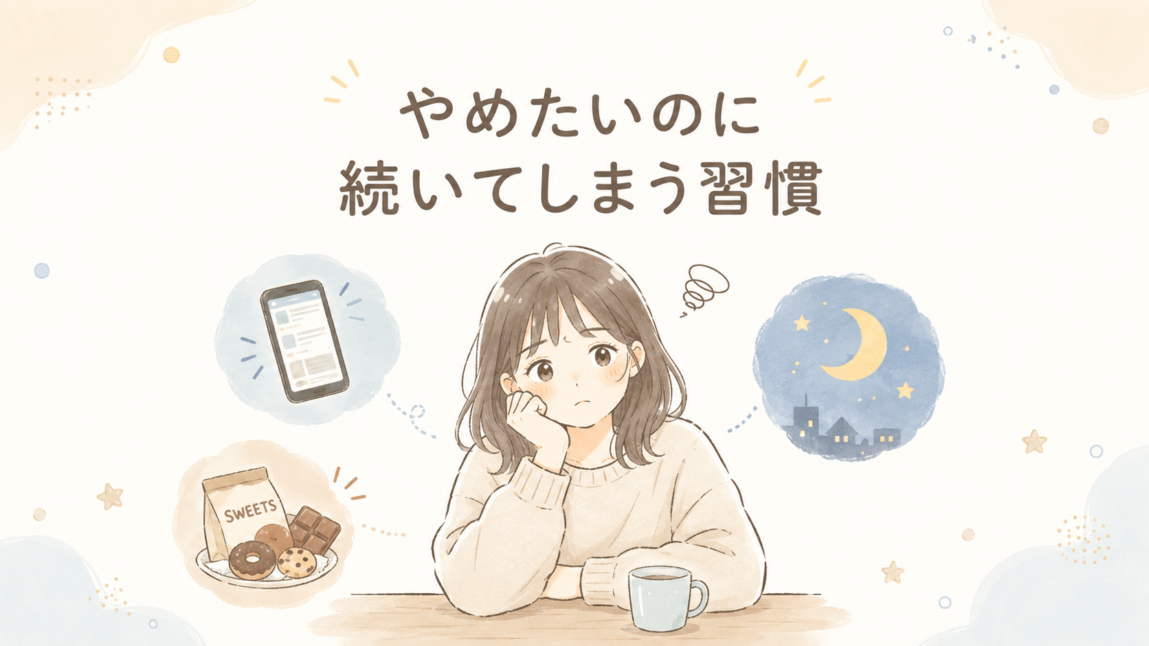 実はこれ、「やめたいのに習慣が続いてしまう人」の特徴です