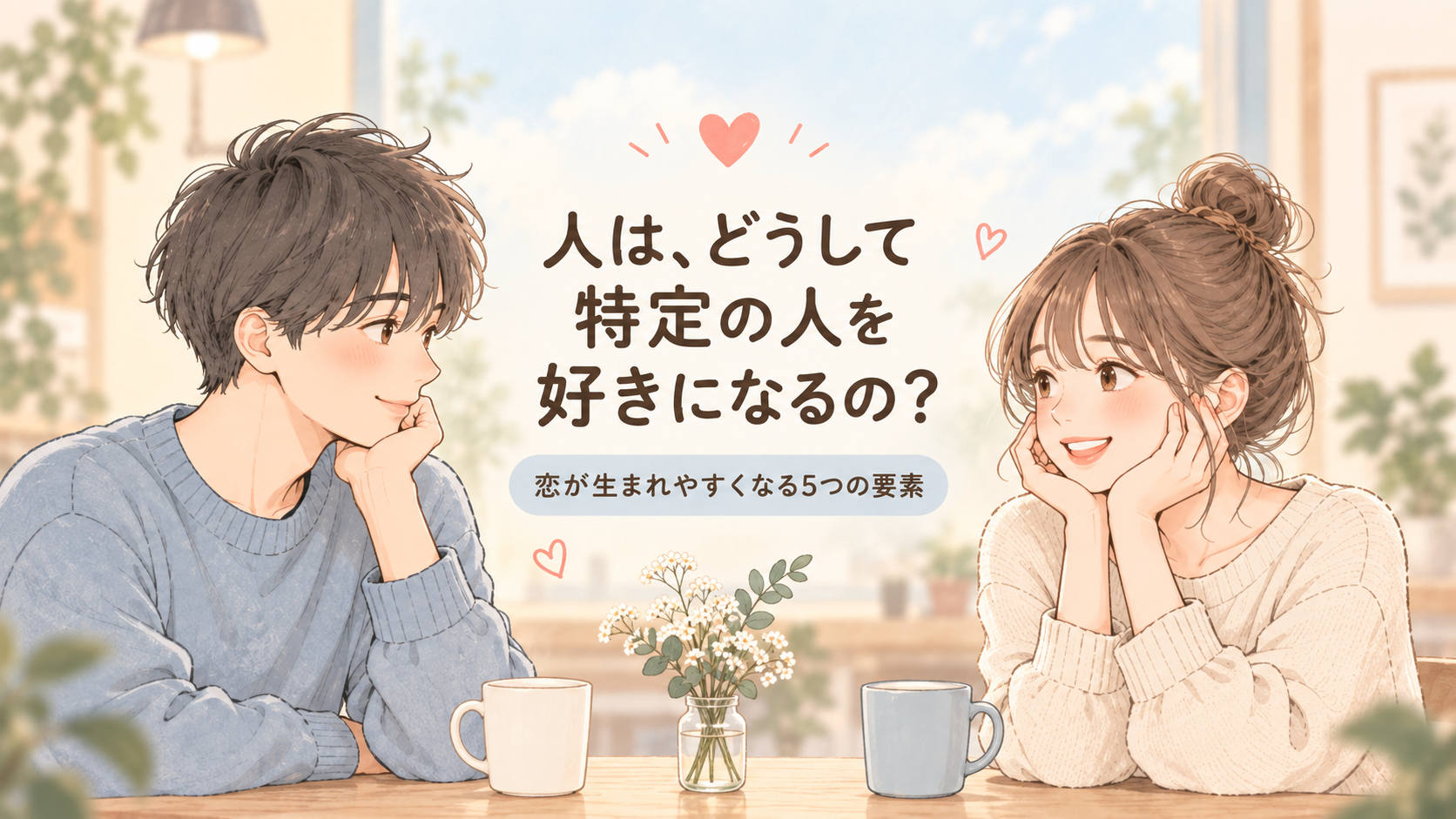 人が恋に落ちる5つの心理｜なぜ特定の人を好きになるのか